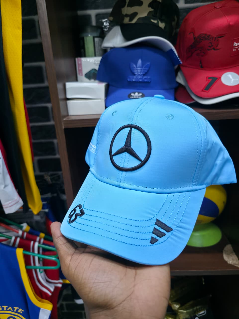 Official Mercedes-AMG Petronas F1 Team Sky Blue Cap